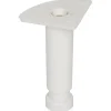 Duraline meubelpoot rond wit Ø3,5x12x18 cm