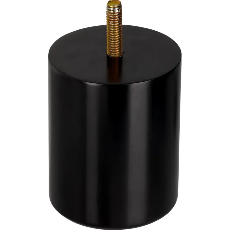 Duraline meubelpoot rond zwart Ø6,4x8 cm