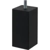 Duraline meubelpoot vierkant zwart 5x5x10 cm