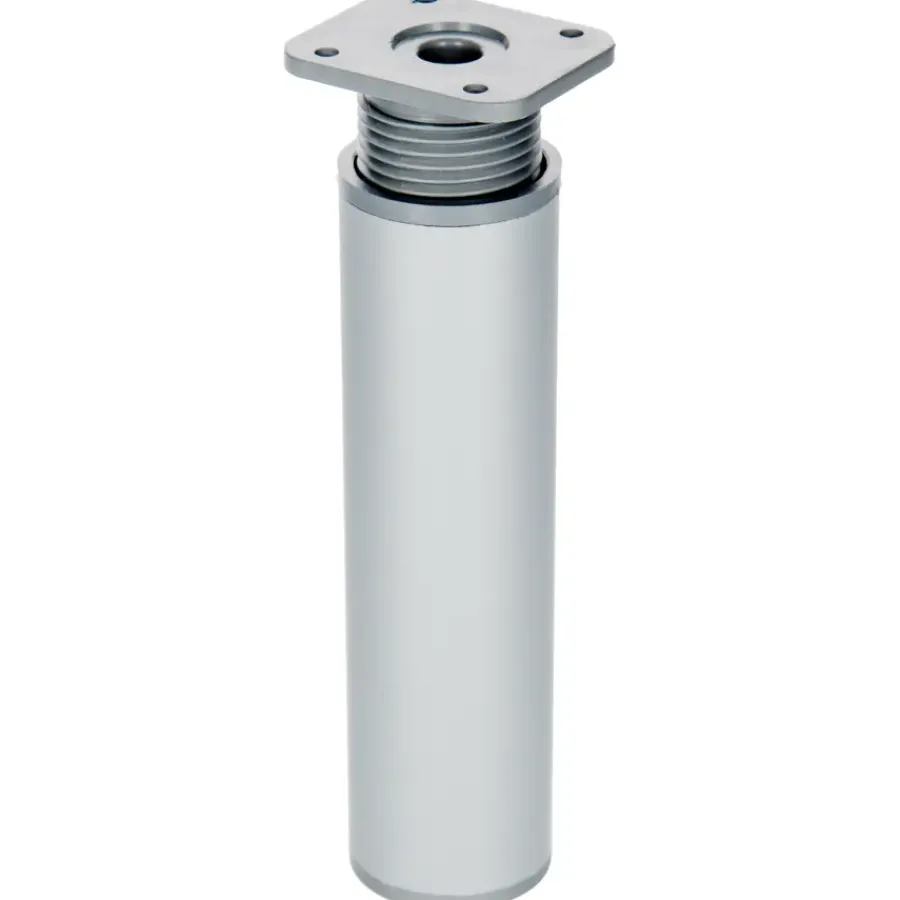 Duraline meubelpoot zilver aluminium 4x15x18 cm