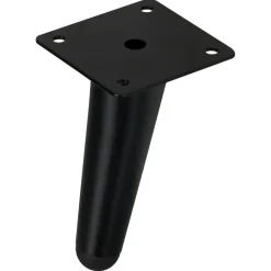 Duraline meubelpoot zwart 10 cm