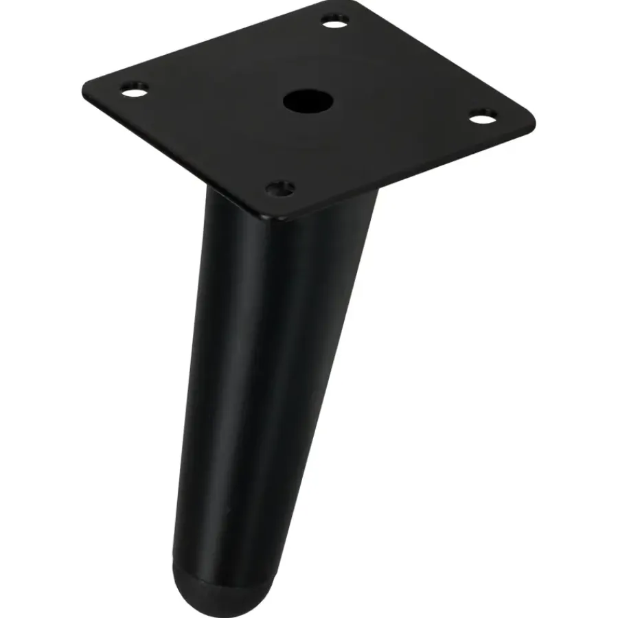 Duraline meubelpoot zwart 10 cm