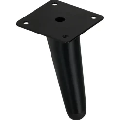 Duraline meubelpoot zwart 10 cm