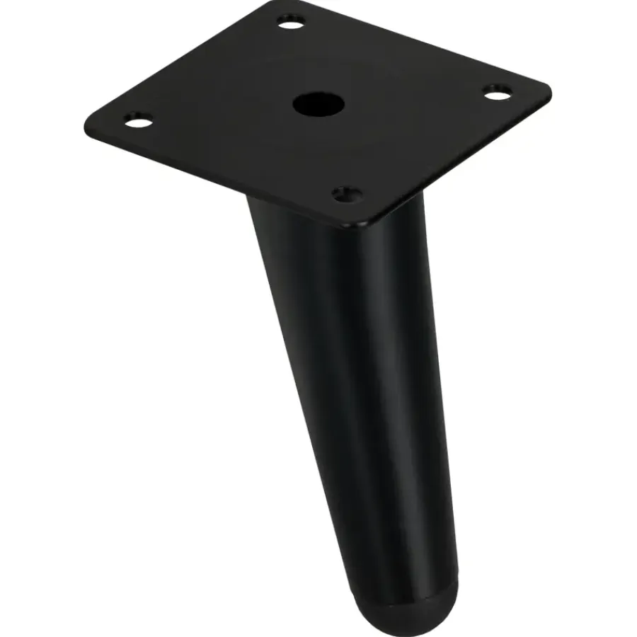 Duraline meubelpoot zwart 10 cm