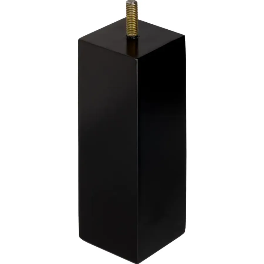 Duraline meubelpoot zwart hout 5x5x15 cm
