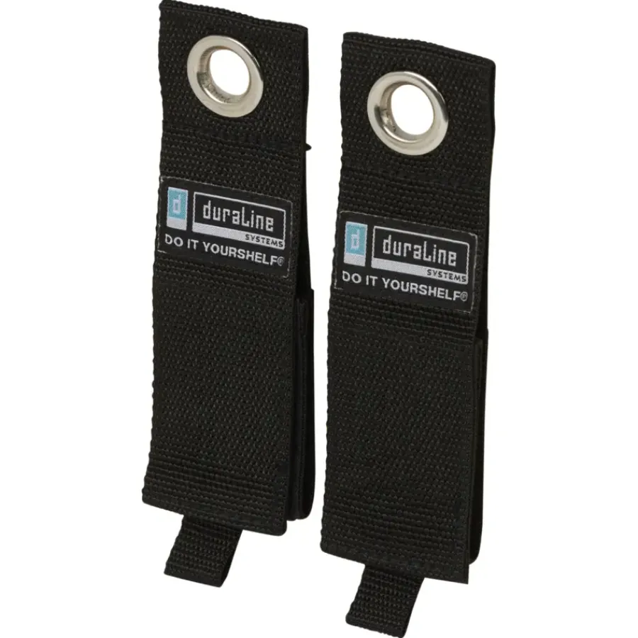 Duraline opslagband L zwart 5x33 cm set 2 stuks