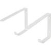 Duraline plankdrager haak wit 22x14,5 cm 2 stuks