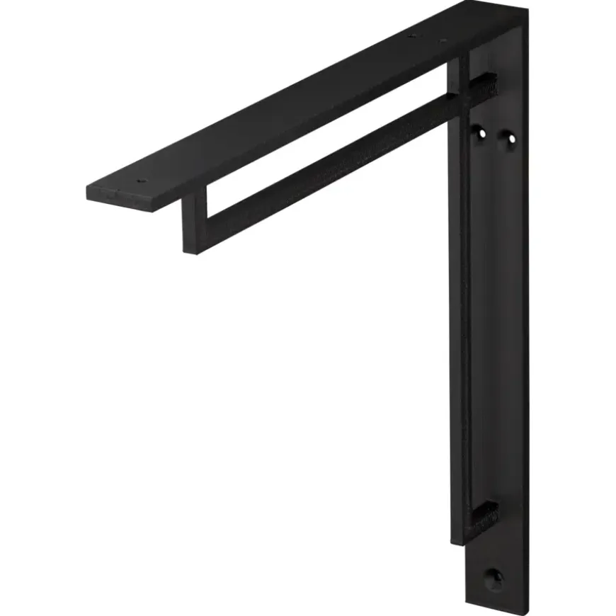 Duraline plankdrager model A zwart 19x19 cm