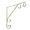 Duraline plankdrager ornament wit 15x15 cm
