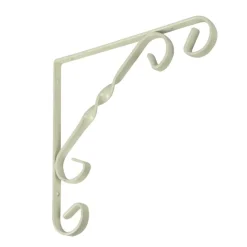 Duraline plankdrager ornament wit 15x15 cm