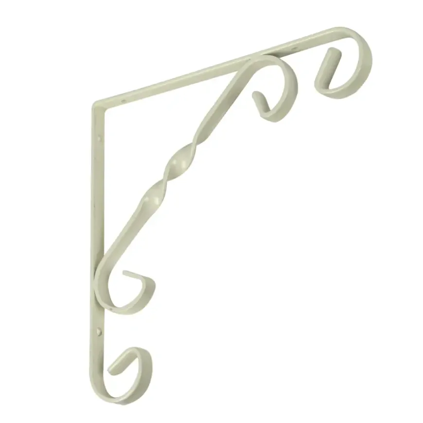 Duraline plankdrager ornament wit 15x15 cm
