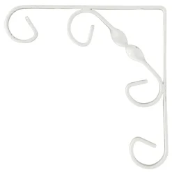 Duraline plankdrager ornament wit 15x15 cm