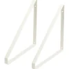 Duraline plankdrager wit 24x25,5 cm 2 stuks