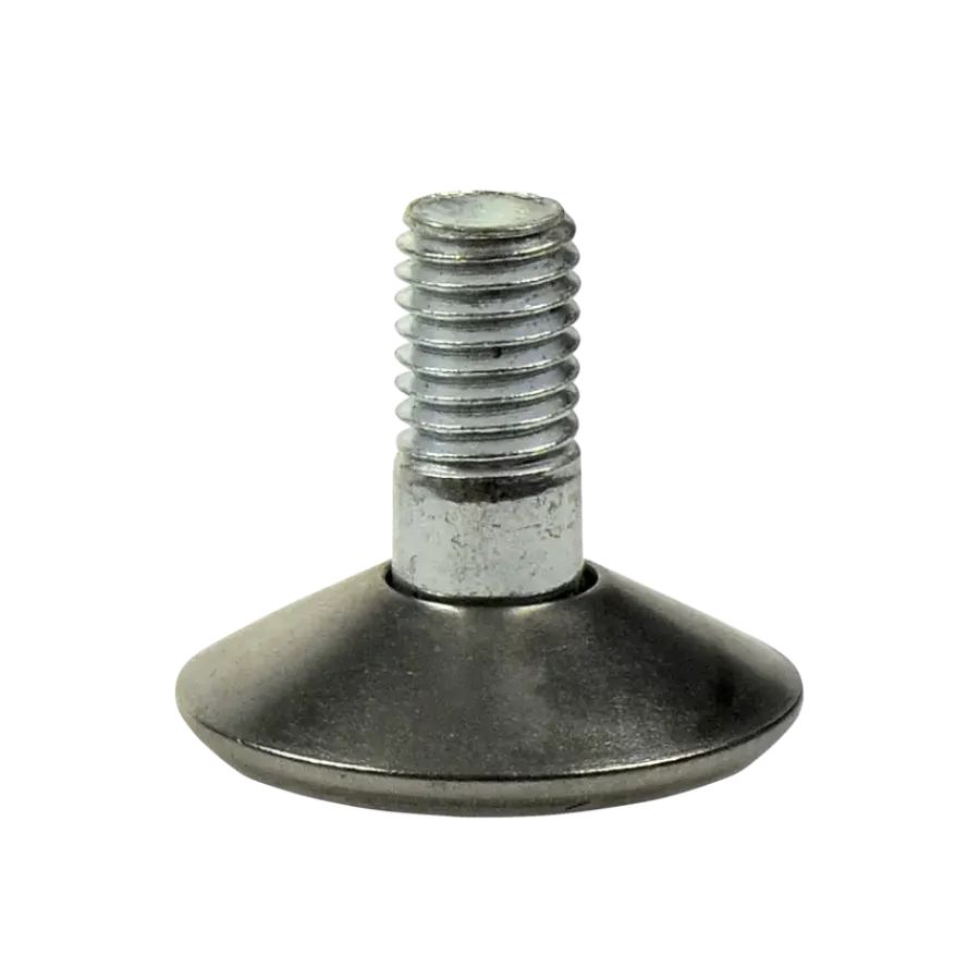 Duraline stelschroef voor meubelpoot chroom 4 stuks