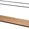 Duraline wandbox hout/zwart 60 cm