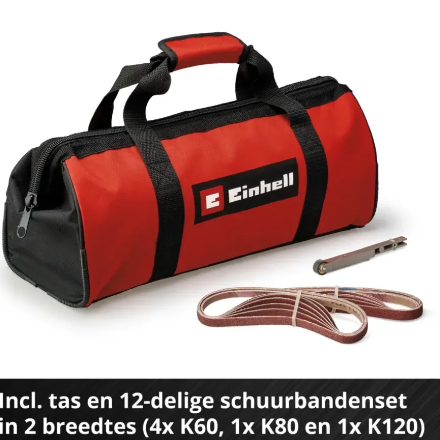 Einhell 18V bandschuurmachine / powerfile TE-BF 18 LI (zonder accu)