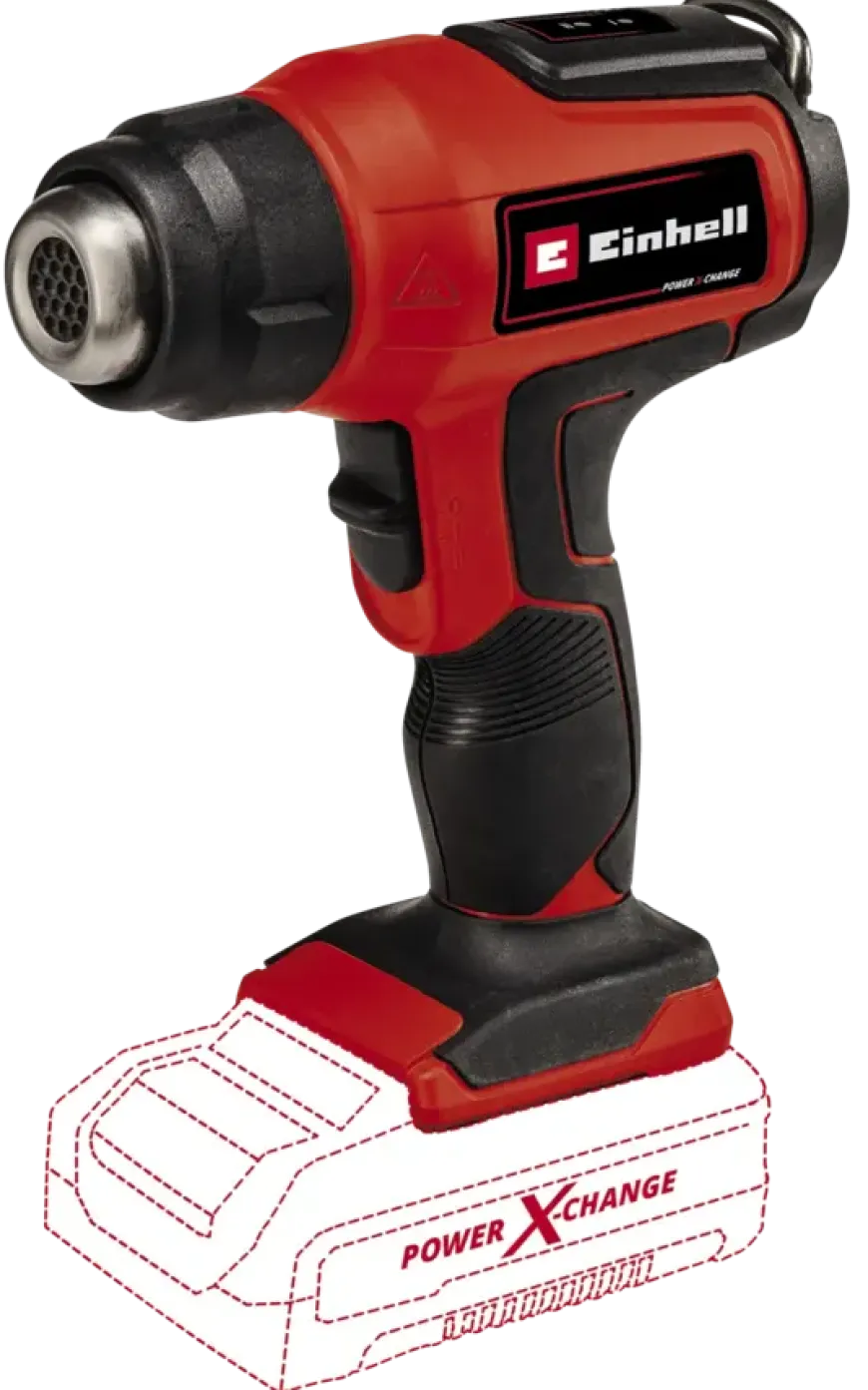 Einhell 18V verfafbrander / heteluchtpistool TE-HA 18 LI (zonder accu)
