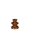 Geen Elena kandelaar bruin - h10xd8,5cm