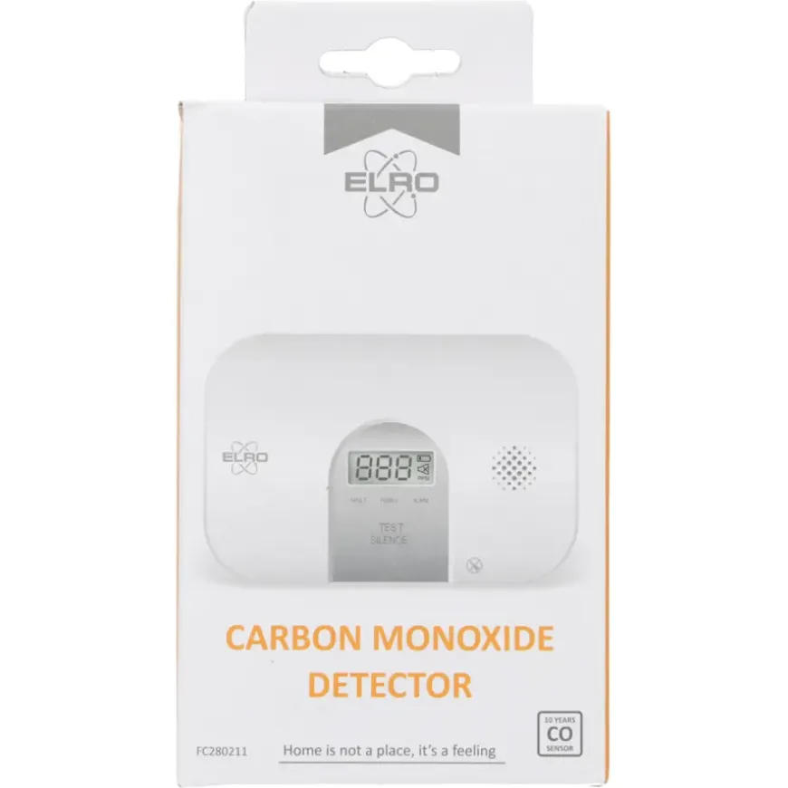 Elro FC280211 koolmonoxide melder inclusief 2 AA-batterijen 2 jaar