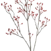 Emerald kunstbloem Rosehip mini spray rood 100cm