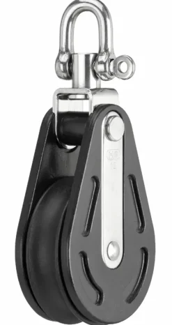 Enkelschijf Blok12Mm Swivel Glijl.