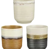 Geen Ethan beker off white zwart terra - h9xd7,5cm - per stuk