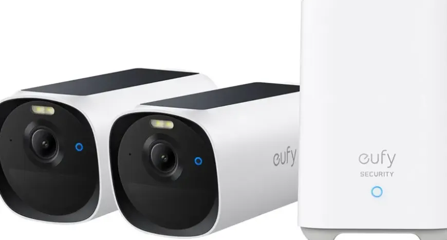 Eufy E40 SoloCam duo pack draadloze beveiligingscamera inclusief HomeBase 2