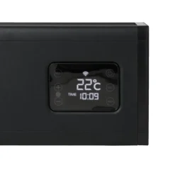 Eurom Alutherm Plint 1000 Watt zwart met WiFi
