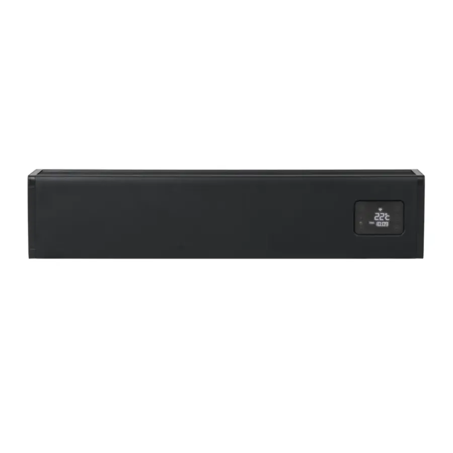 Eurom Alutherm Plint 1000 Watt zwart met WiFi