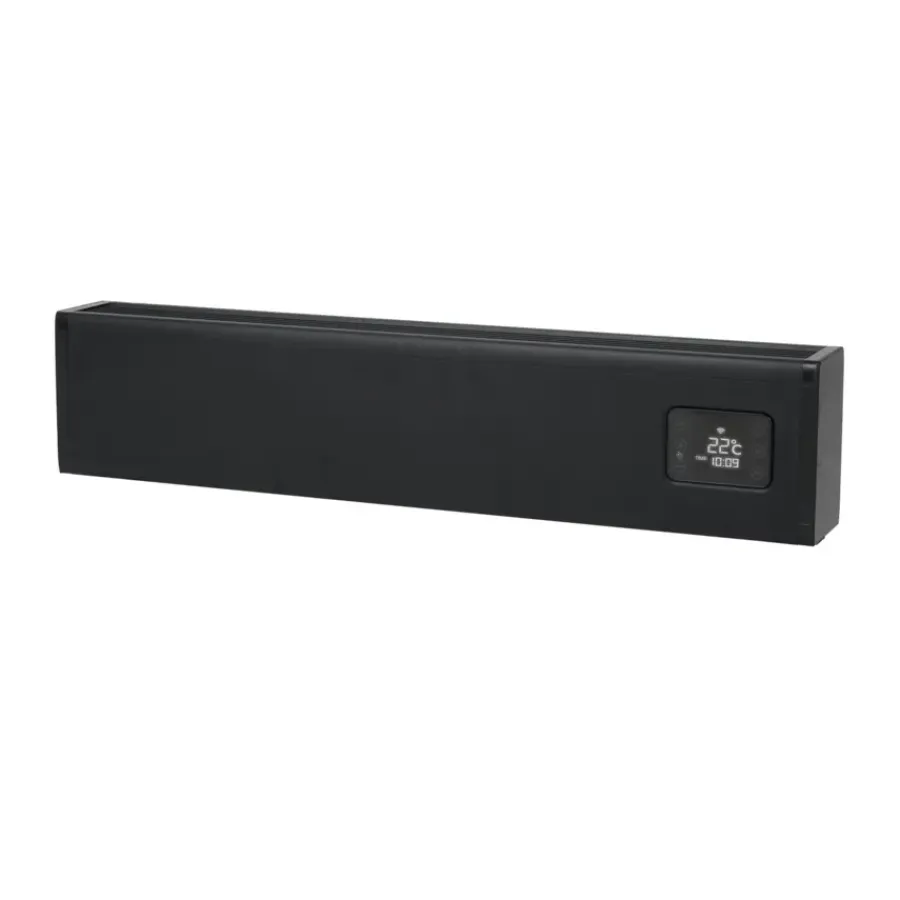 Eurom Alutherm Plint 1000 Watt zwart met WiFi