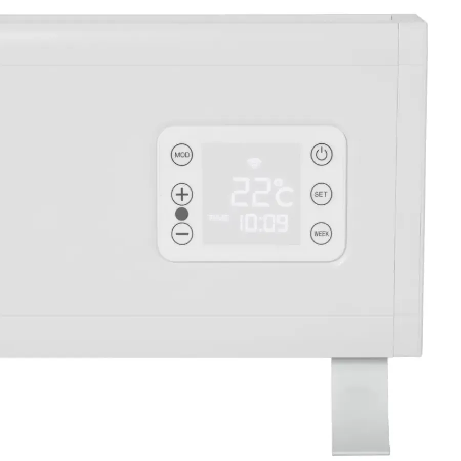 Eurom convectorkachel Alutherm Plint 1000 wit met Wifi