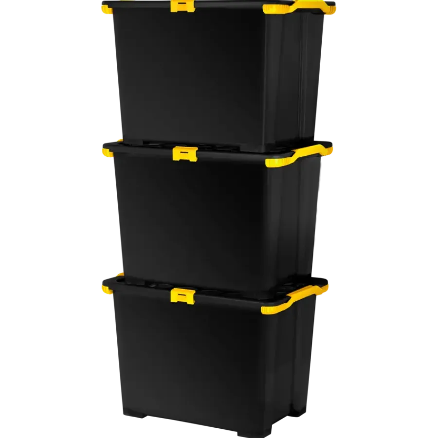Geen Evo Pro opbergbox DIY antraciet kunststof 65 L