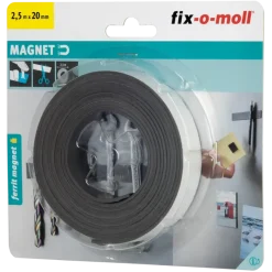 Fix-o-moll Ferrit magneetband zelfklevend 2,5 m x 20 mm