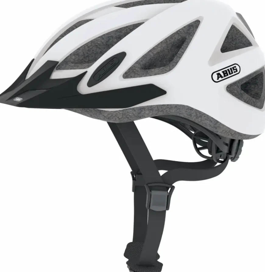 Fietshelm City Pro shiny white L