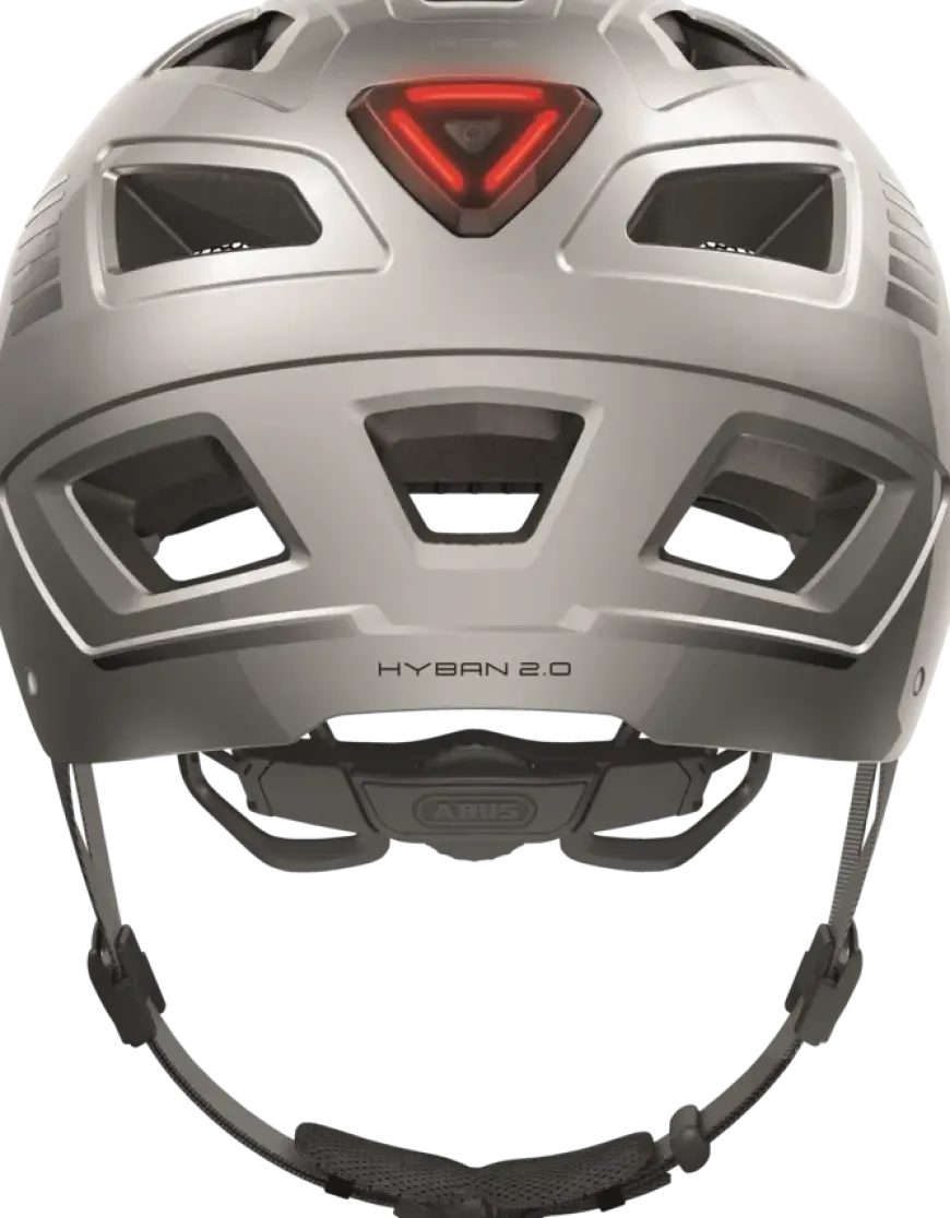 Fietshelm Hyban 2.0 signal silver M