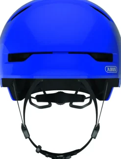 Fietshelm Youth shiny blue S