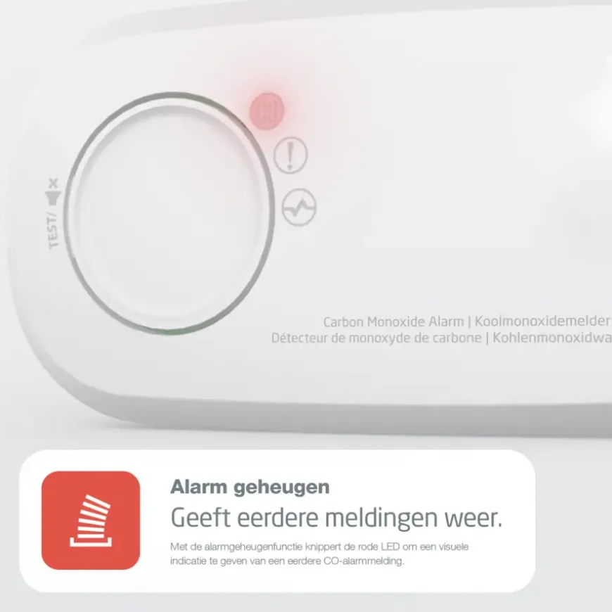 FireAngel Koolmonoxidemelder Inclusief 10 jaar Vervangbare Batterij