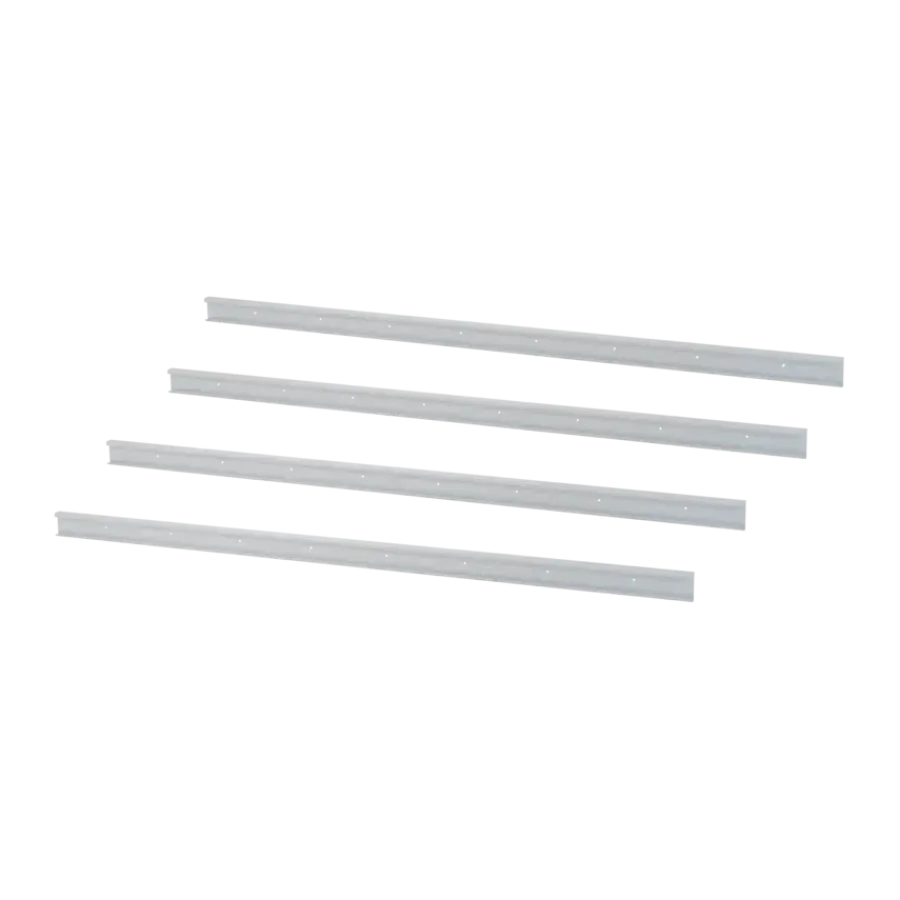 Firststep trapneusprofielset laminaat zilver, voor 4 treden
