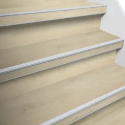 Firststep trapprofiel pvc zilver 128cm 4st