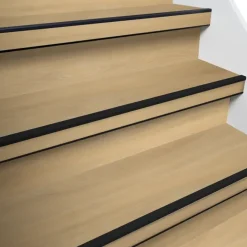 Firststep traprenovatieset pvc-treden naturel eiken 4 stuks