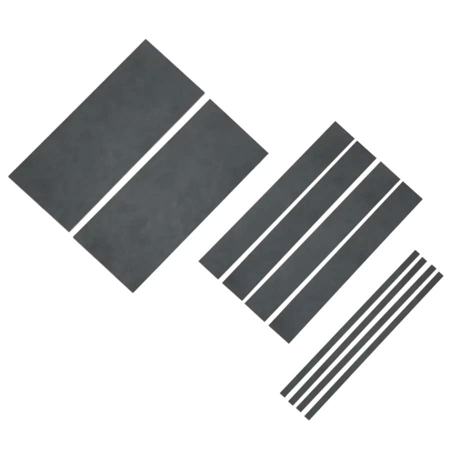 Firststep traprenovatieset laminaattreden steen antraciet, 4 stuks