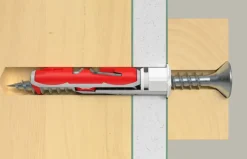 Fischer Hollewandplug DuoTec 10mm met schroef 2 stuks