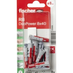 Fischer schapbevestigingsset 8x40 mm 8 stuks