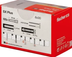 Fischer SX+-plug 6x30mm 100 stuks