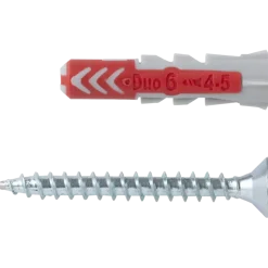 Fischer Universeelplug DuoPower 6x30mm met schroef 12 stuks
