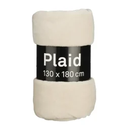 Geen Fleece plaid beige - l180xb130cm