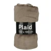 Geen Fleece plaid beige 180 x 130 cm