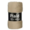 Geen Fleece plaid bruin - l180xb130cm