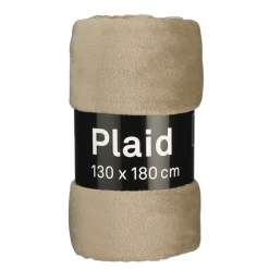 Geen Fleece plaid bruin - l180xb130cm