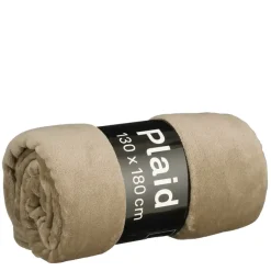 Geen Fleece plaid bruin - l180xb130cm